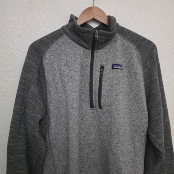 Patagonia Better Sweater 1/4 Zip in Gray Fleece Men's Size XL - Picture 2 of 7